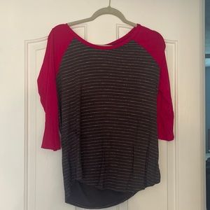 maurices 3/4 length medium shirt